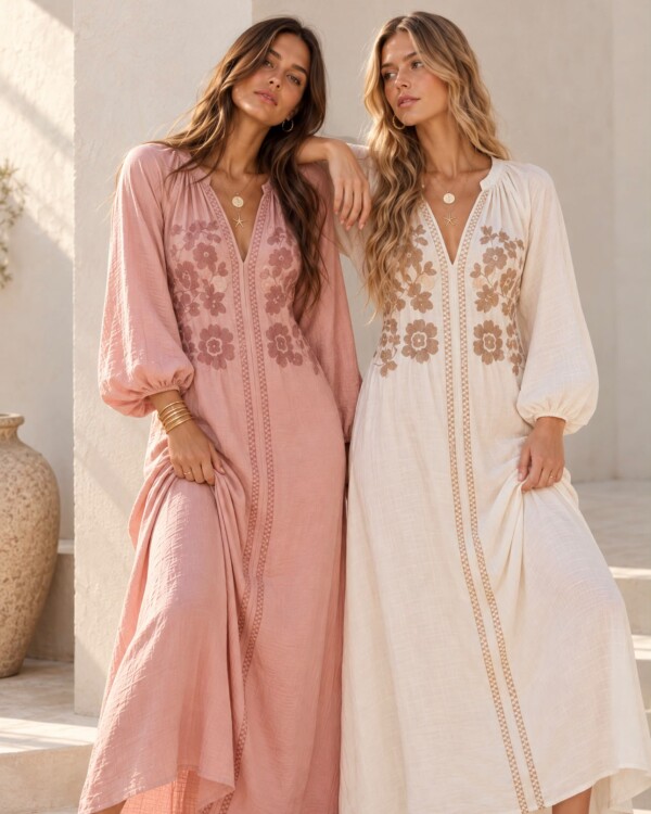 Vestido Savia rosa