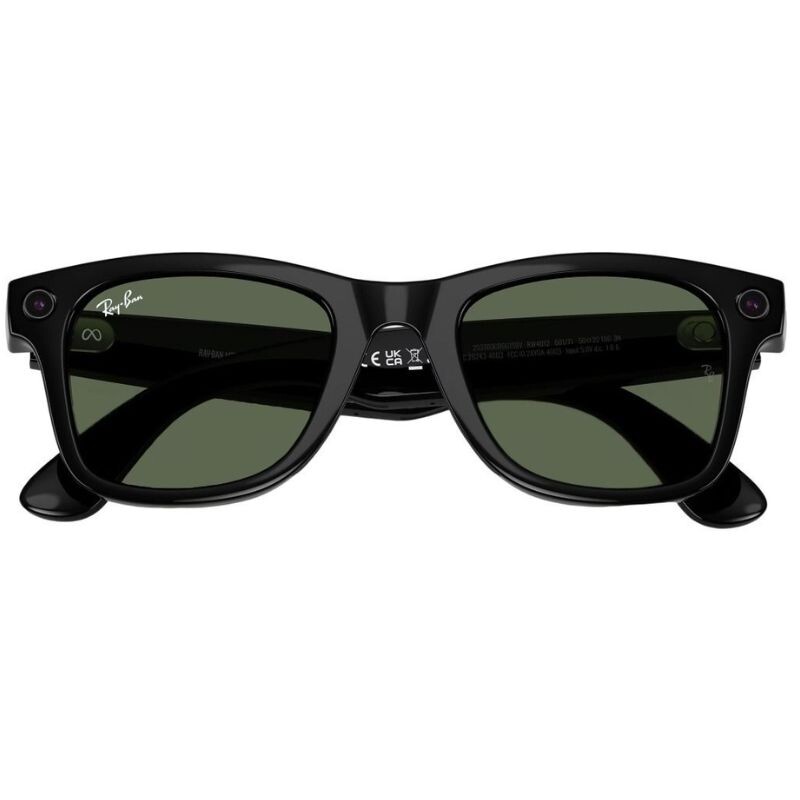 Lente Ray-Ban Meta Wayfarer Gen2 Shiny Black Green Lenses 721346 Lente Ray-Ban Meta Wayfarer Gen2 Shiny Black Green Lenses 721346