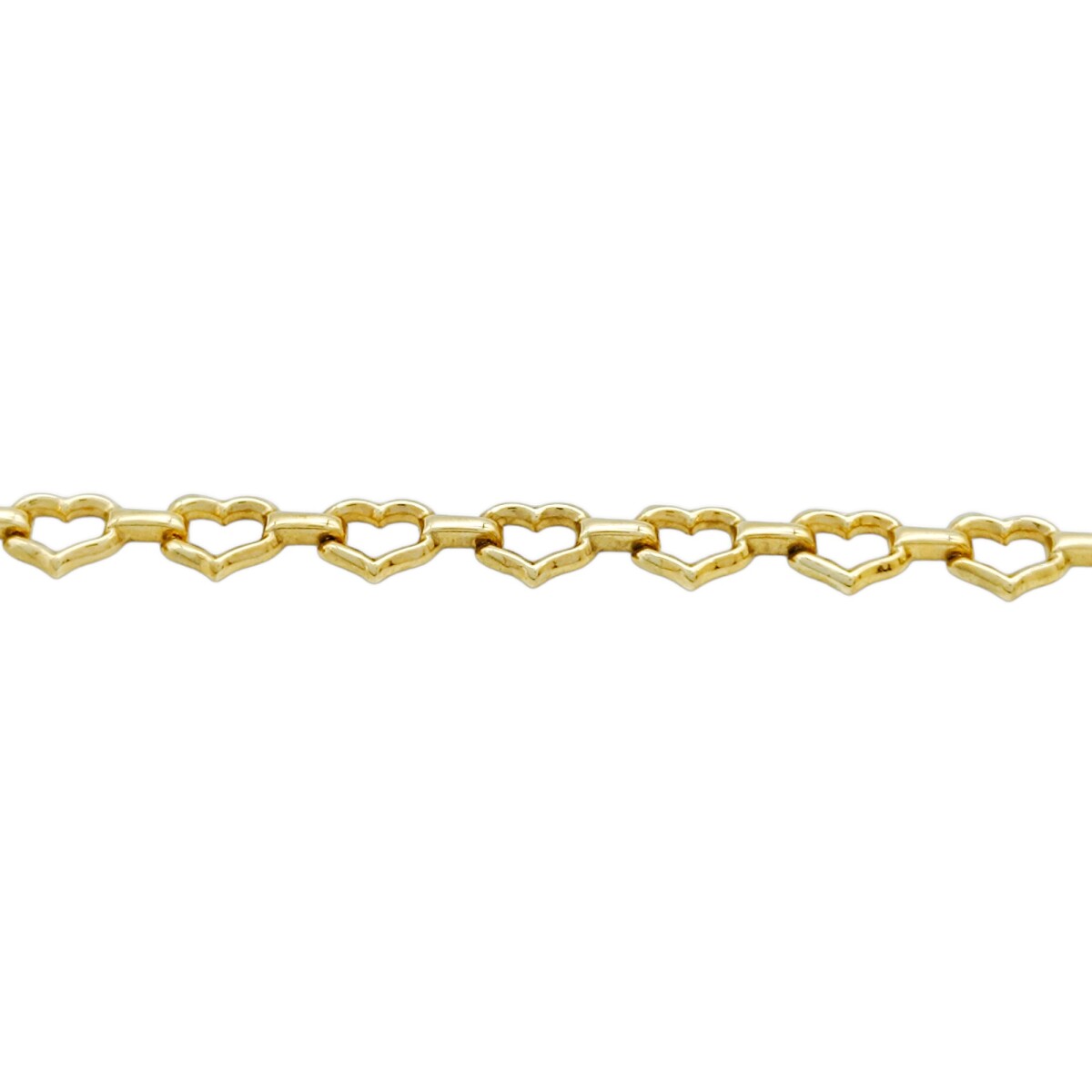 Pulsera Corazón -Oro bajo-Sin piedra-PU8073 - sinpiedra 