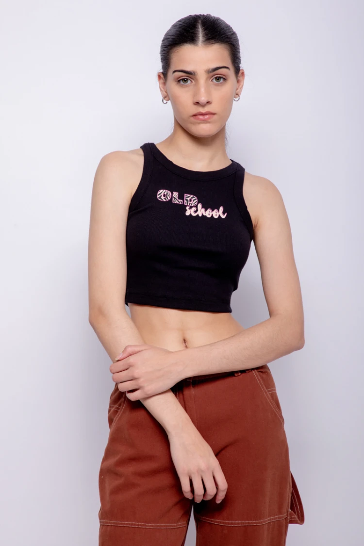 TOP NOMA PRINT Negro