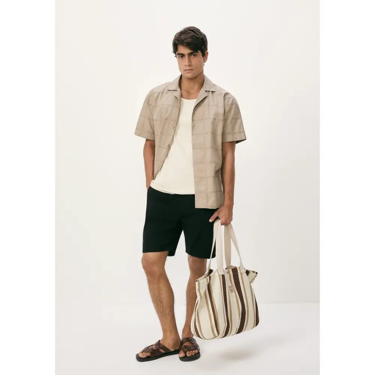 BERMUDA MASC - PRETO ESCURO 