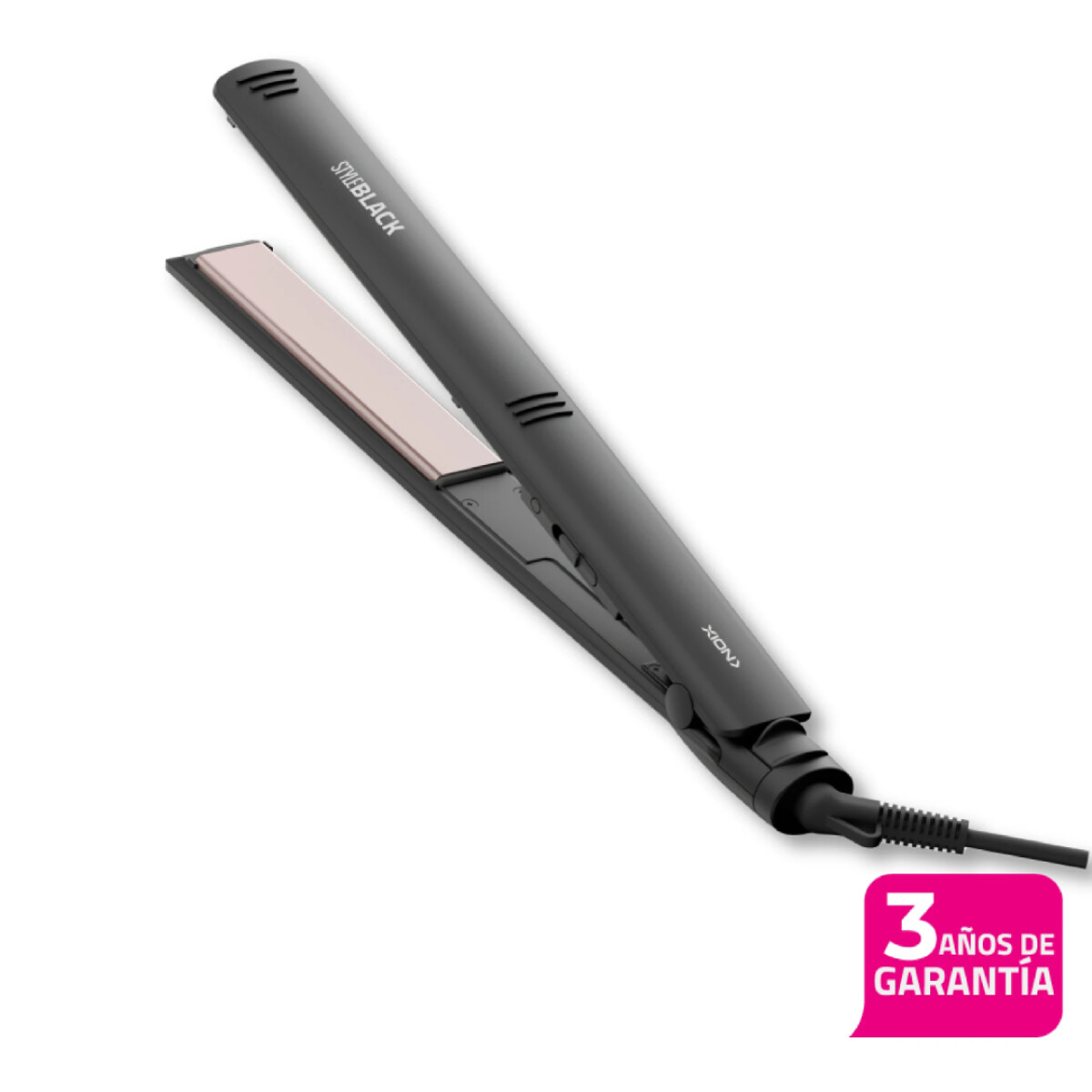 Planchita de pelo Xion Profesional Titanium - Negra 