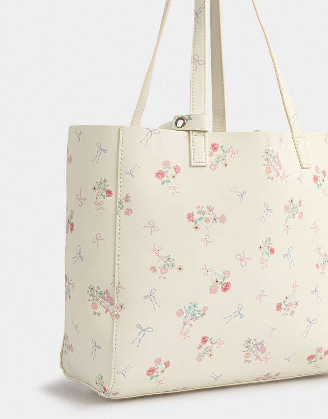 Shopper Cartera Shopper Estampada - Estampado Flores