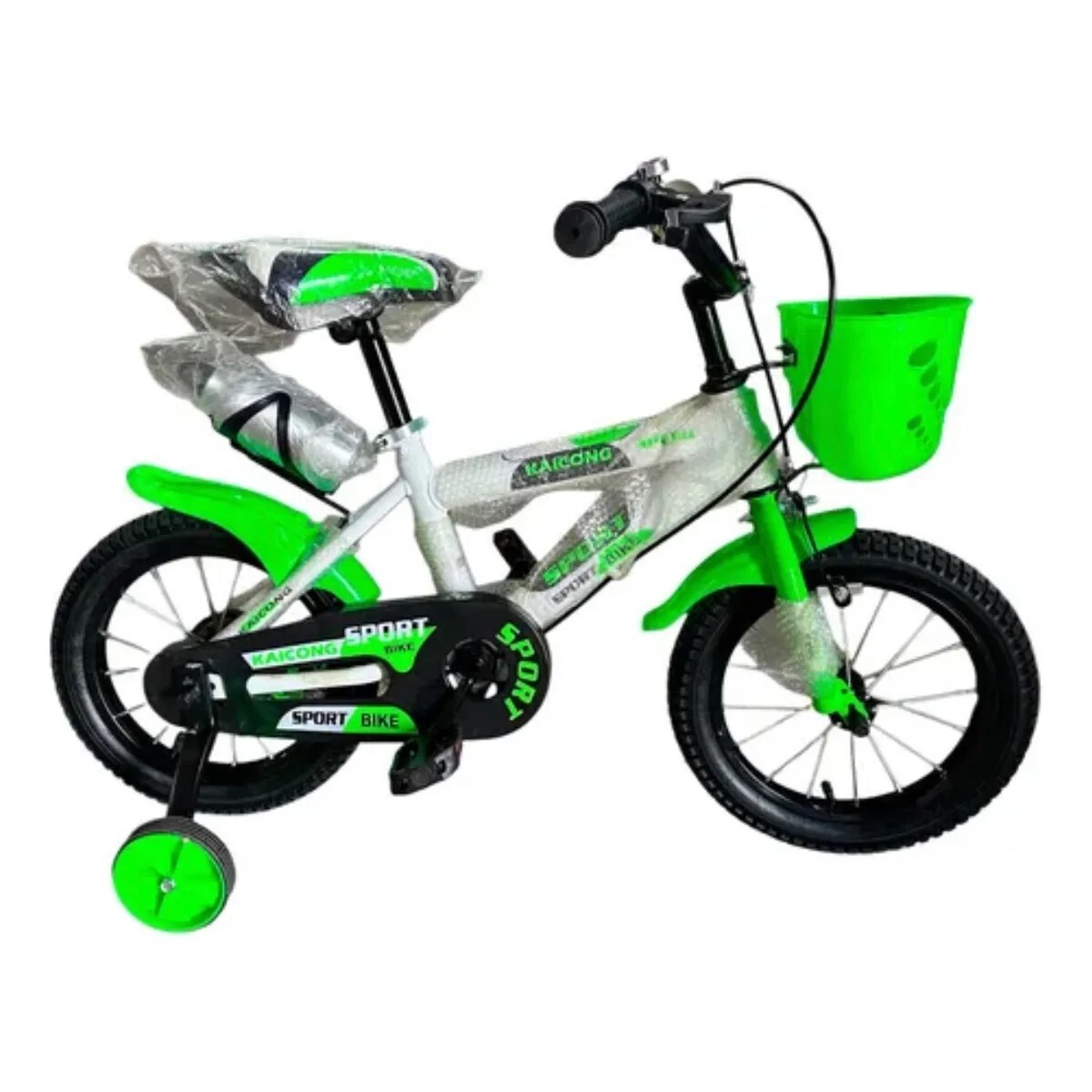 Bicicleta Infantil Kaicong Rodado 18 - VERDE 