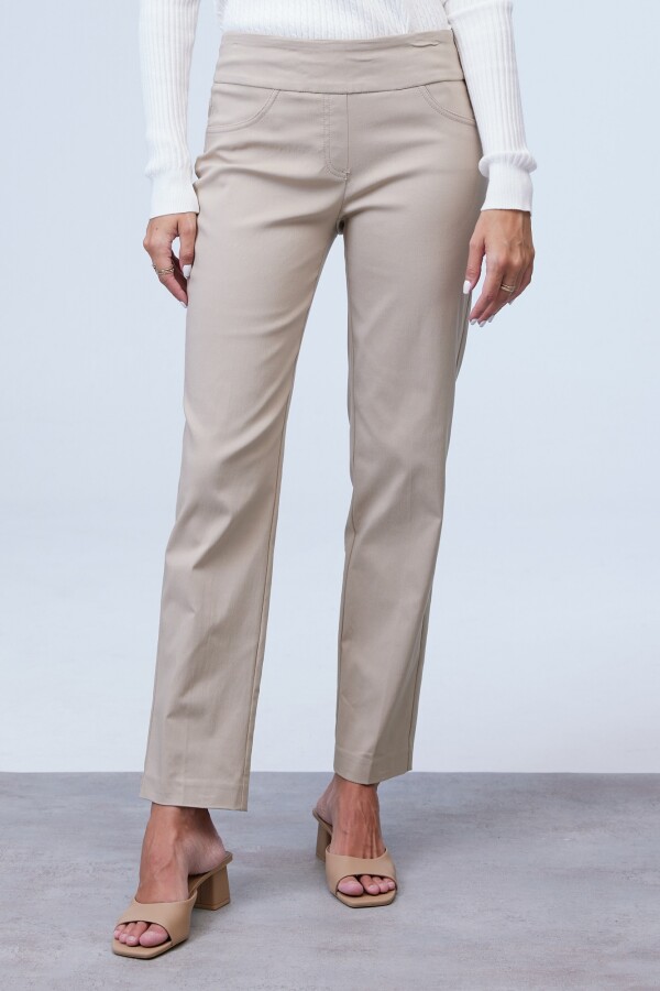 Pantalon Pull On BEIGE