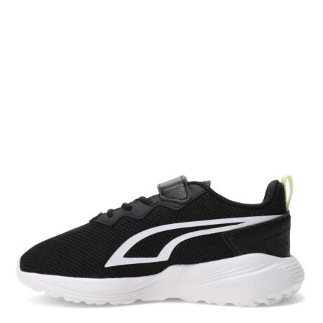 Championes Infantiles Puma All Day Active Negro - Fluor