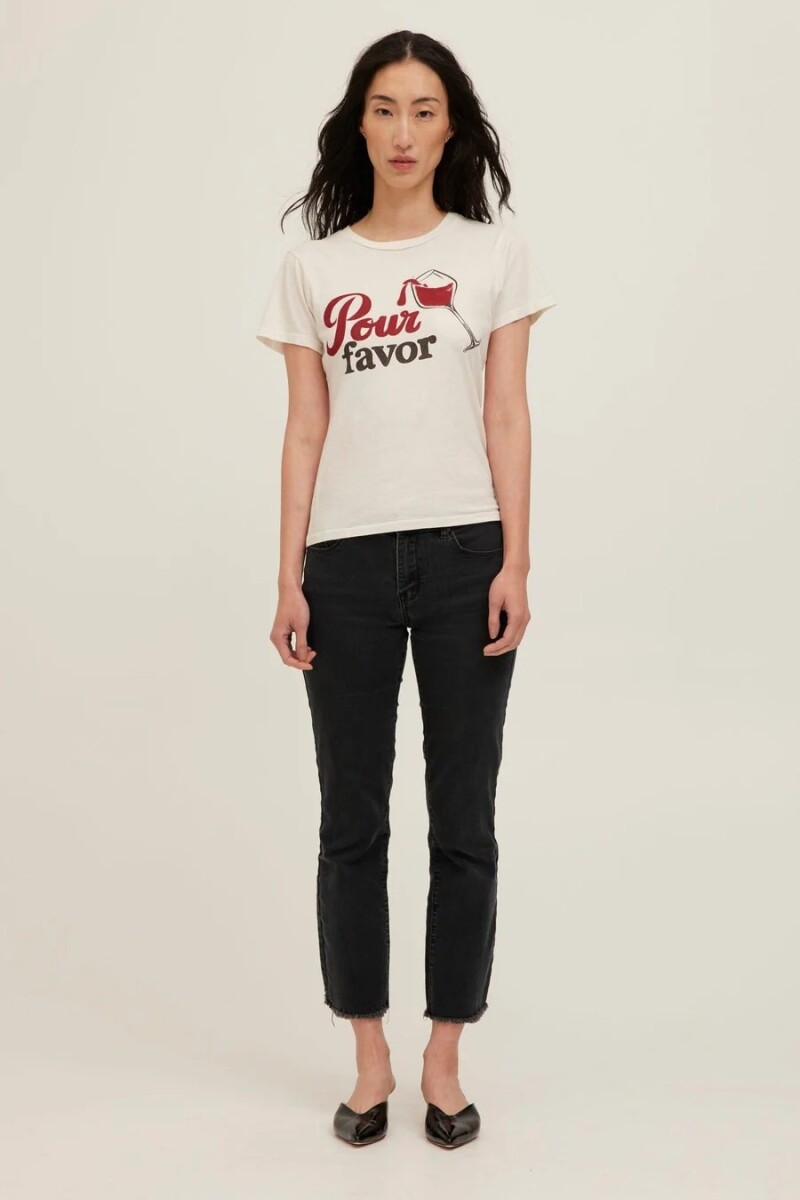 REMERA POUR FAVOR Blanco