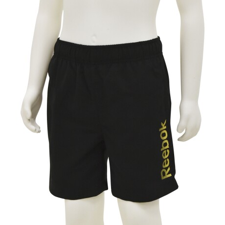 Bermuda Reebok para Niños y Jóvenes Deportiva Urbana Casual Negro