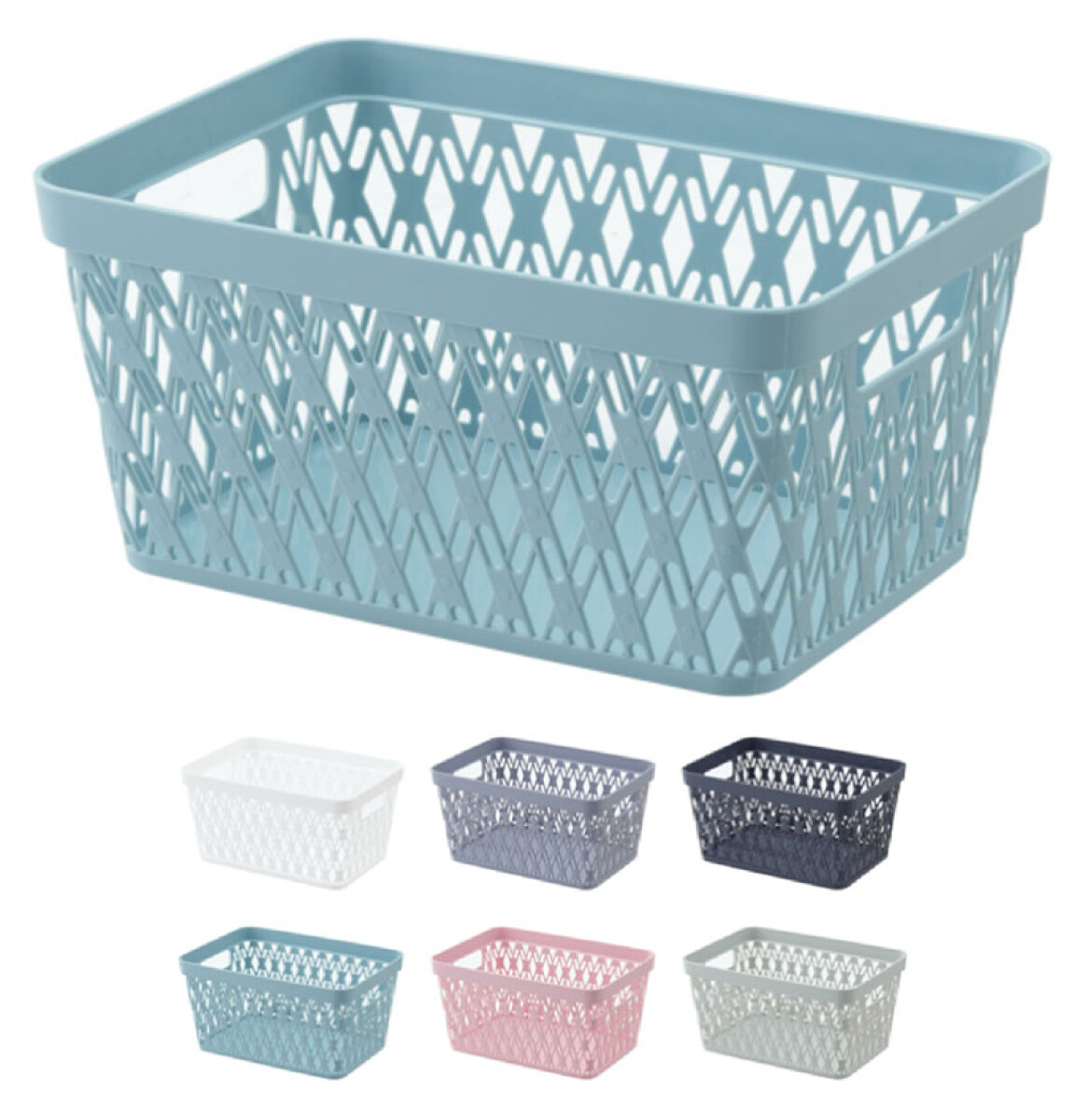 Ho.Organizador de plastico 21.5x15x12 - N/a 