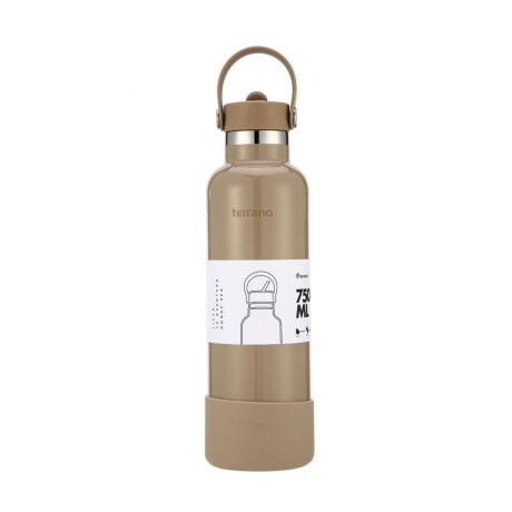 Botella Térmica Con Pico 750Ml. Arena Metalizado