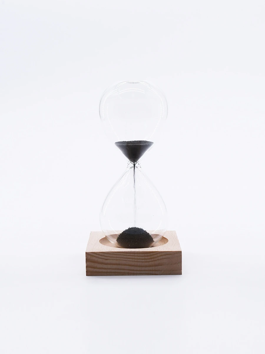 RELOJ DE ARENA RÚSTICO - MADERA 
