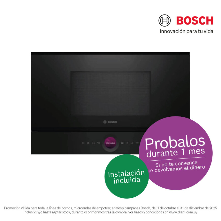 Microondas Gourmet de Empotrar Bosch Microondas Gourmet de Empotrar Bosch