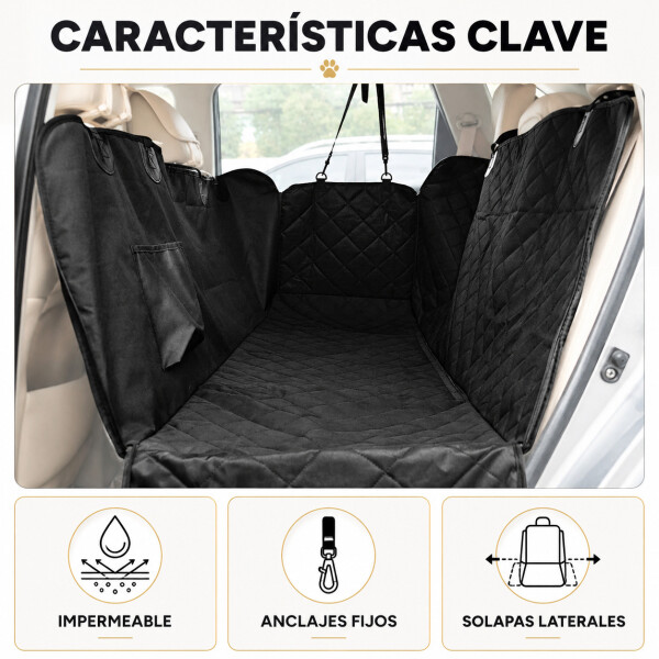 Funda Cubre Asiento Auto Mascotas Perro Impermeable Premium Funda Cubre Asiento Auto Mascotas Perro Impermeable Premium