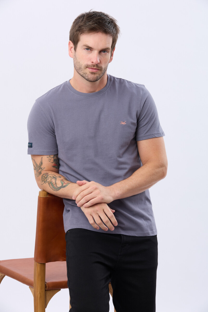 REMERA BÁSICA DE ALGODÓN - Indigo 
