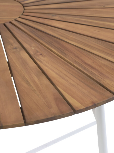 Mesa de jardín BASTRUP Ø120 mad dura/blanco Mesa de jardín BASTRUP Ø120 mad dura/blanco