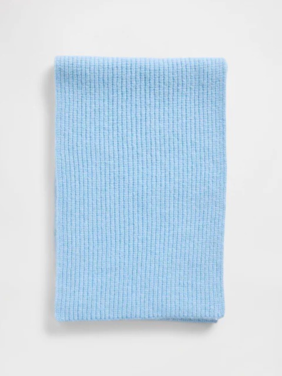 Bufanda Cozy Rib Mujer - Wind Blue 