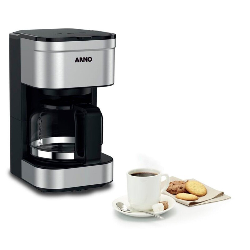 Cafetera de filtro Arno | Acero inoxidable | Capacidad 18 tazas | Con portafiltro. Cafetera de filtro Arno | Acero inoxidable | Capacidad 18 tazas | Con portafiltro.