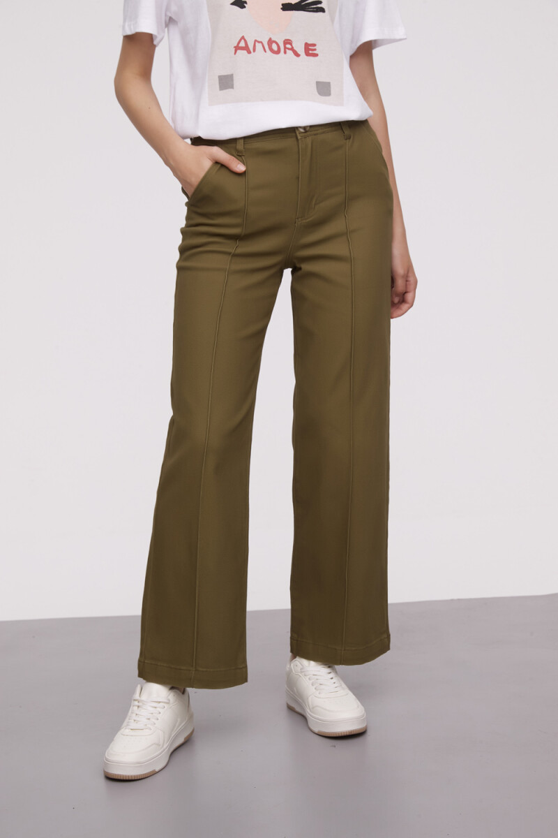 Pantalon Griselda - Verde Oliva 