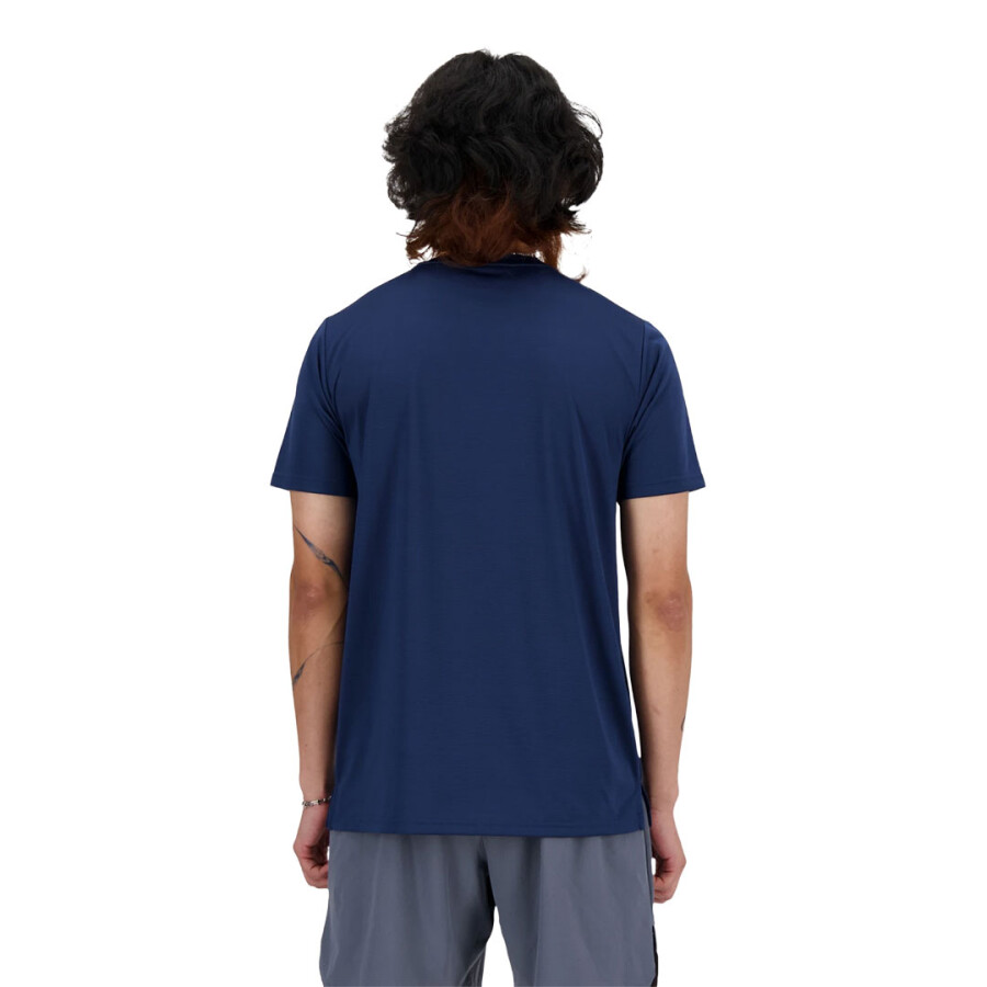 Remera de Hombre New Balance Run Tecnica Azul