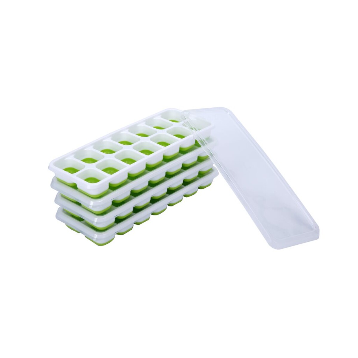 SETX4 CUBETERA/TAPA PLAST BASE DE SILICONA VERDE 
