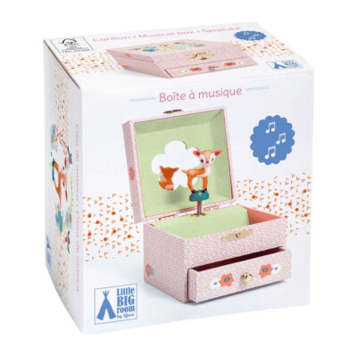 Caja musical infantil Bambi - Alhajero Djeco Caja musical infantil Bambi - Alhajero Djeco