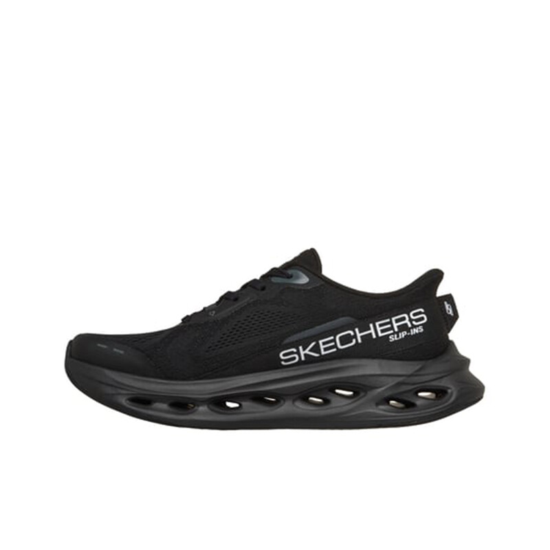 Championes Slip - Ins Mesh Lace Up Negro