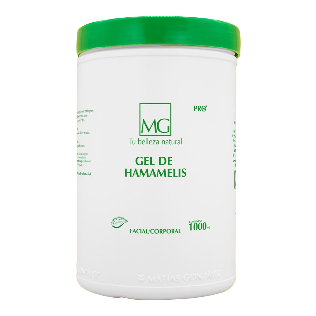 Gel de Hamamelis (1000cc) 