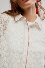 CAMISA MANNIE ENCAJE Blanco