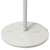 Perchero de Pie 8 Ganchos con Base de Mármol 170x32cm Blanco