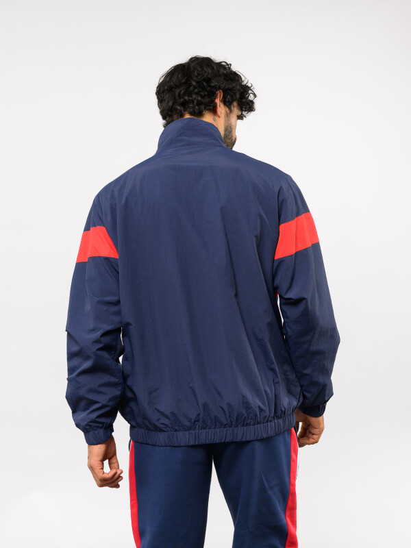 Buzo Medio Cierre Frostbite Nacional Hombre Azul Marino, Rojo, Blanco