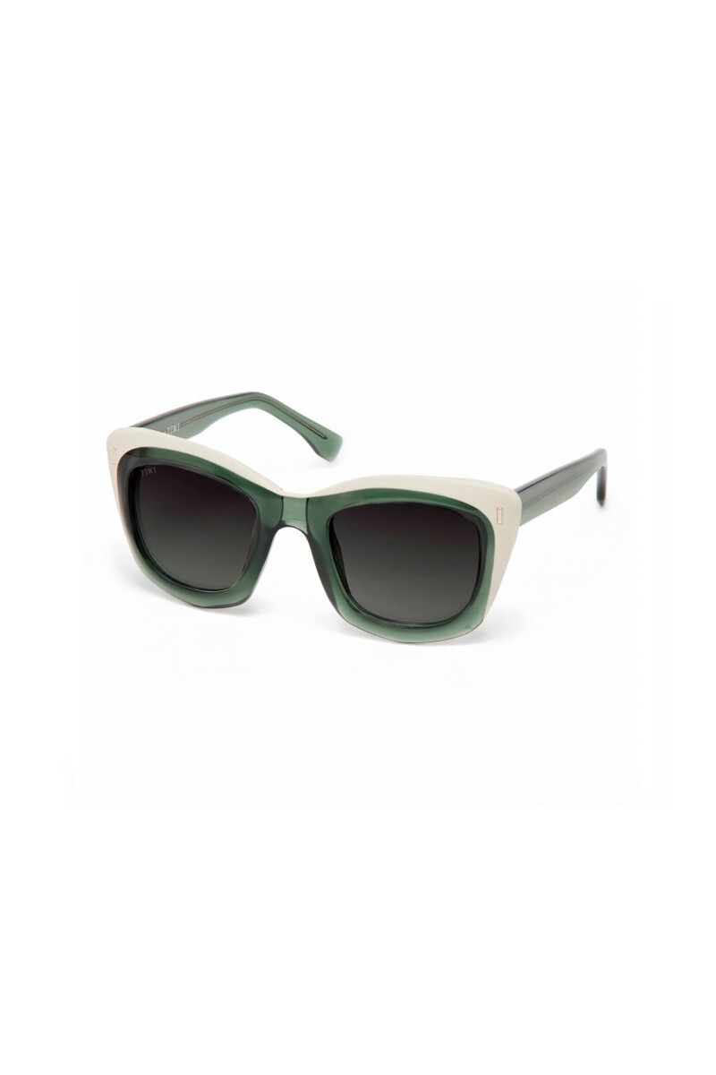 Tiwi Fier Shiny Bicolour Green/beige With Green Lenses