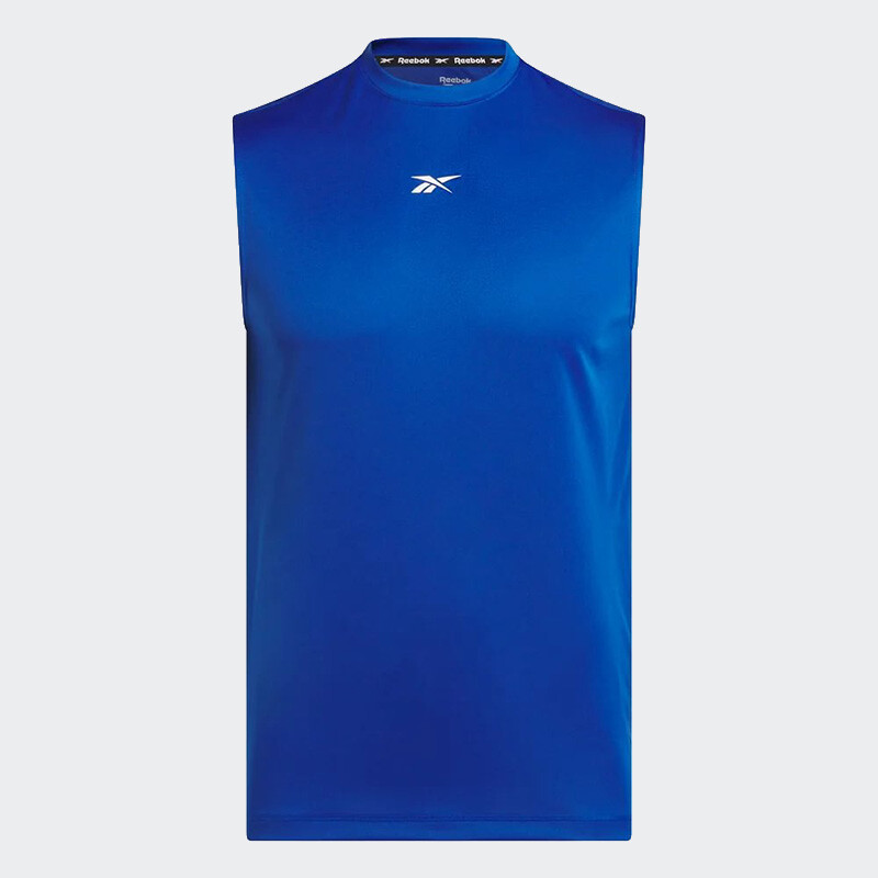 Musculosa Reebok Train Sleeveless Tech Azul