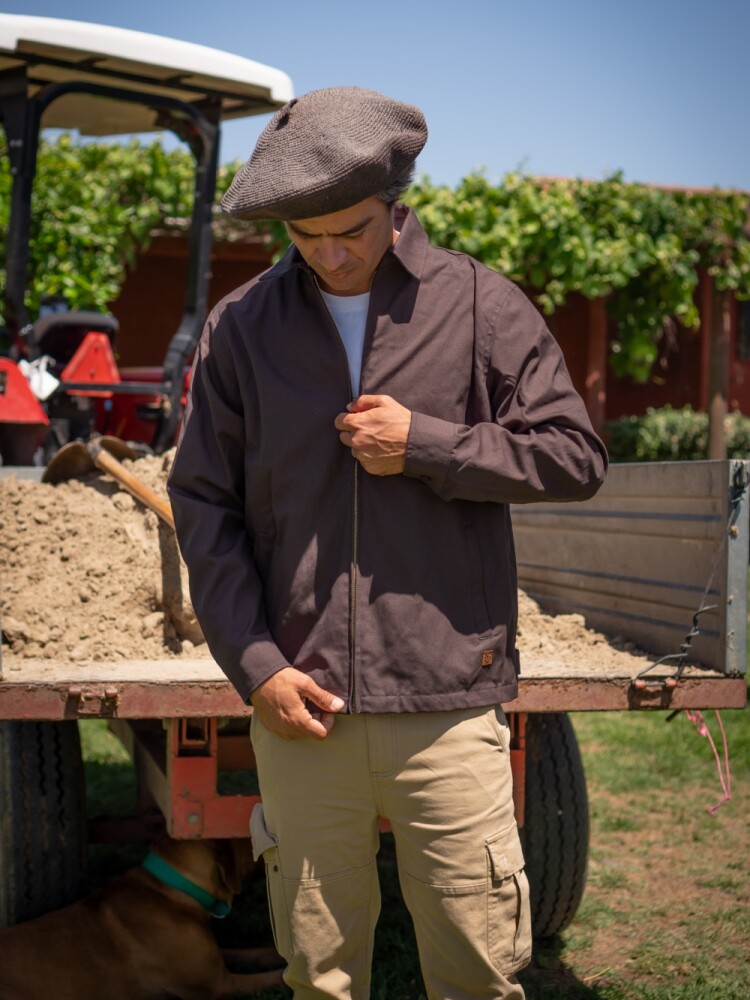 Campera de gabardina Army