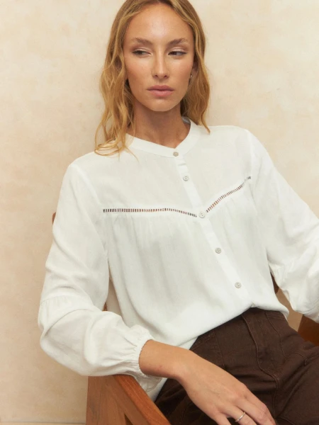 CAMISA ALLIE GRAPES BLANCO