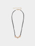 Collares Cortos Con flores Collar Corto Con Flores - Dorado