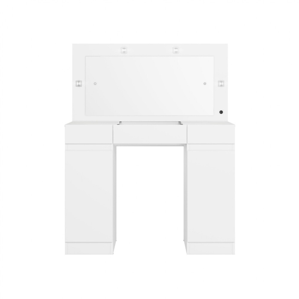 Tocador Espejo Grande Led - Studio Blanco