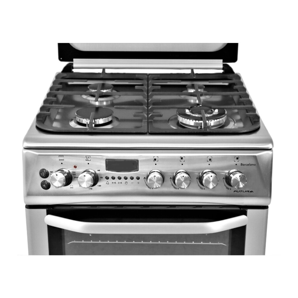 Cocina combinada Futura Plus FUT-60-CM4X Barcelona Inox acero inoxidable