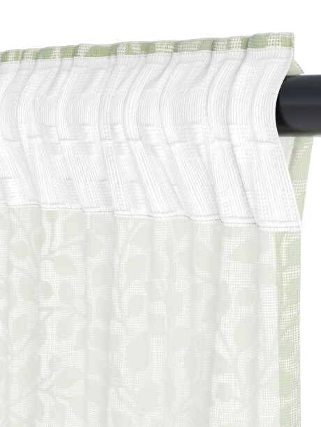 Cortina SKASEN 1x140x300 hojas verde emp Cortina SKASEN 1x140x300 hojas verde emp