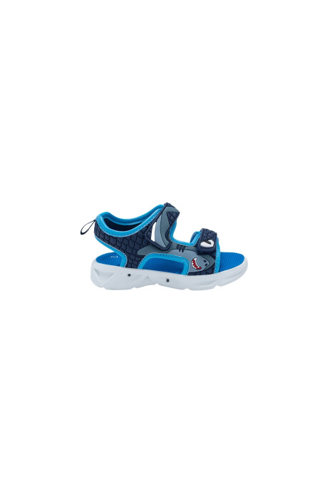 Sandalias con luces, azules, diseño tiburón Sandalias con luces, azules, diseño tiburón