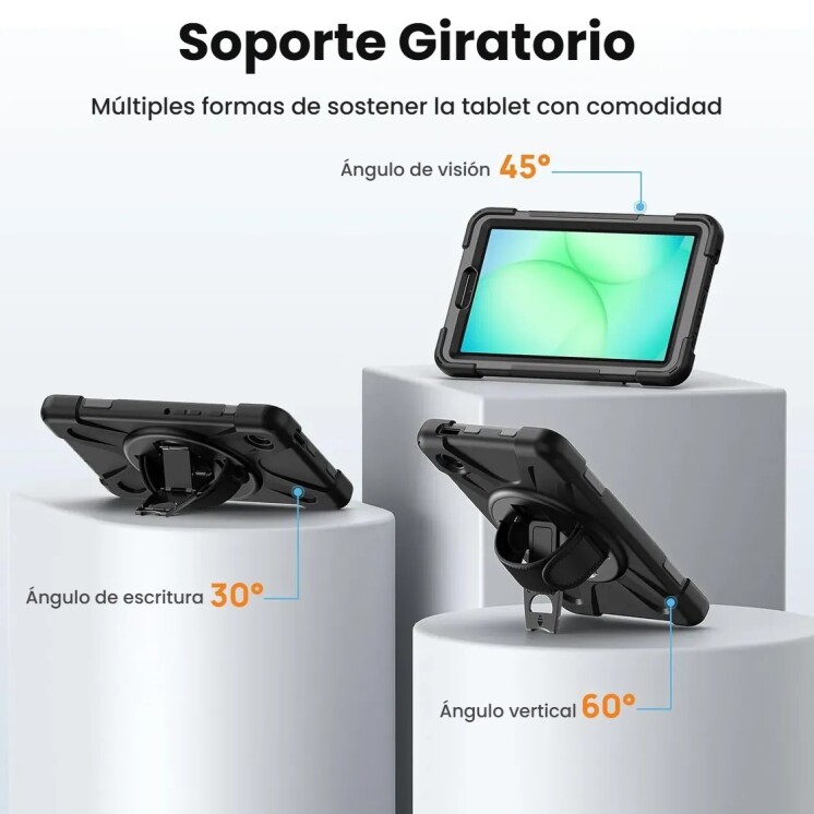 Funda Rugged Samsung para Galaxy Tab A11+ Negra Funda Rugged Samsung para Galaxy Tab A11+ Negra