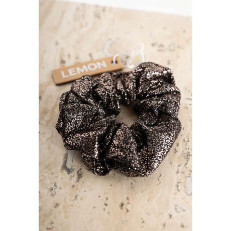 Scrunchie Glitter Negro