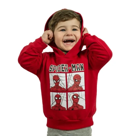 Canguro de Felpa Infantil Spiderman ROJO