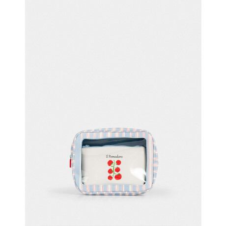 Set De Portacosméticos Estampado Rayas