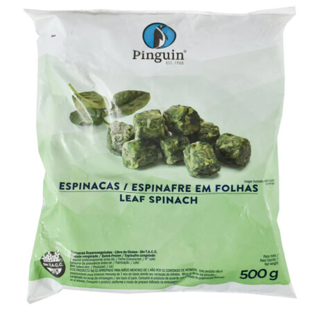 ESPINACA HOJA EN PORCIONES PINGUIN - 500 GRS 001