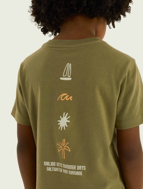 CAMISETA PARA NIÑO VERDE