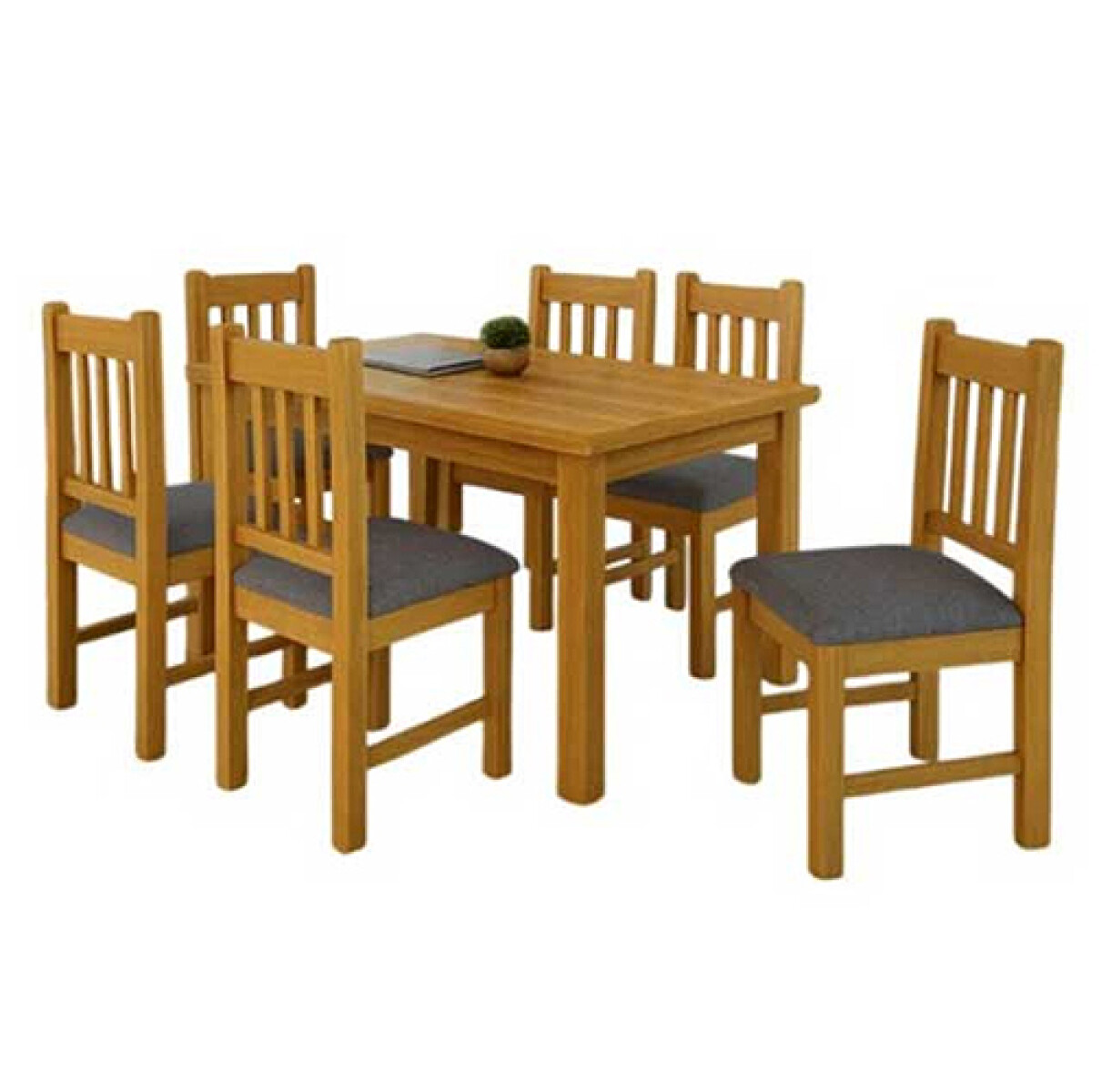 JGO DE COMEDOR TMAX 6 SILLAS 28581 -Cerejeira 