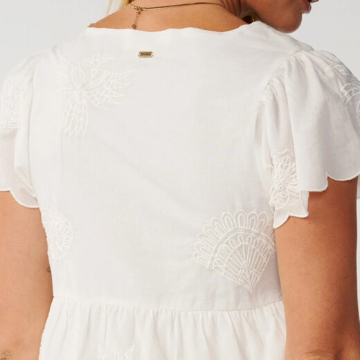 Vestido Rip Curl Bossa Nova Emb - Blanco Vestido Rip Curl Bossa Nova Emb - Blanco