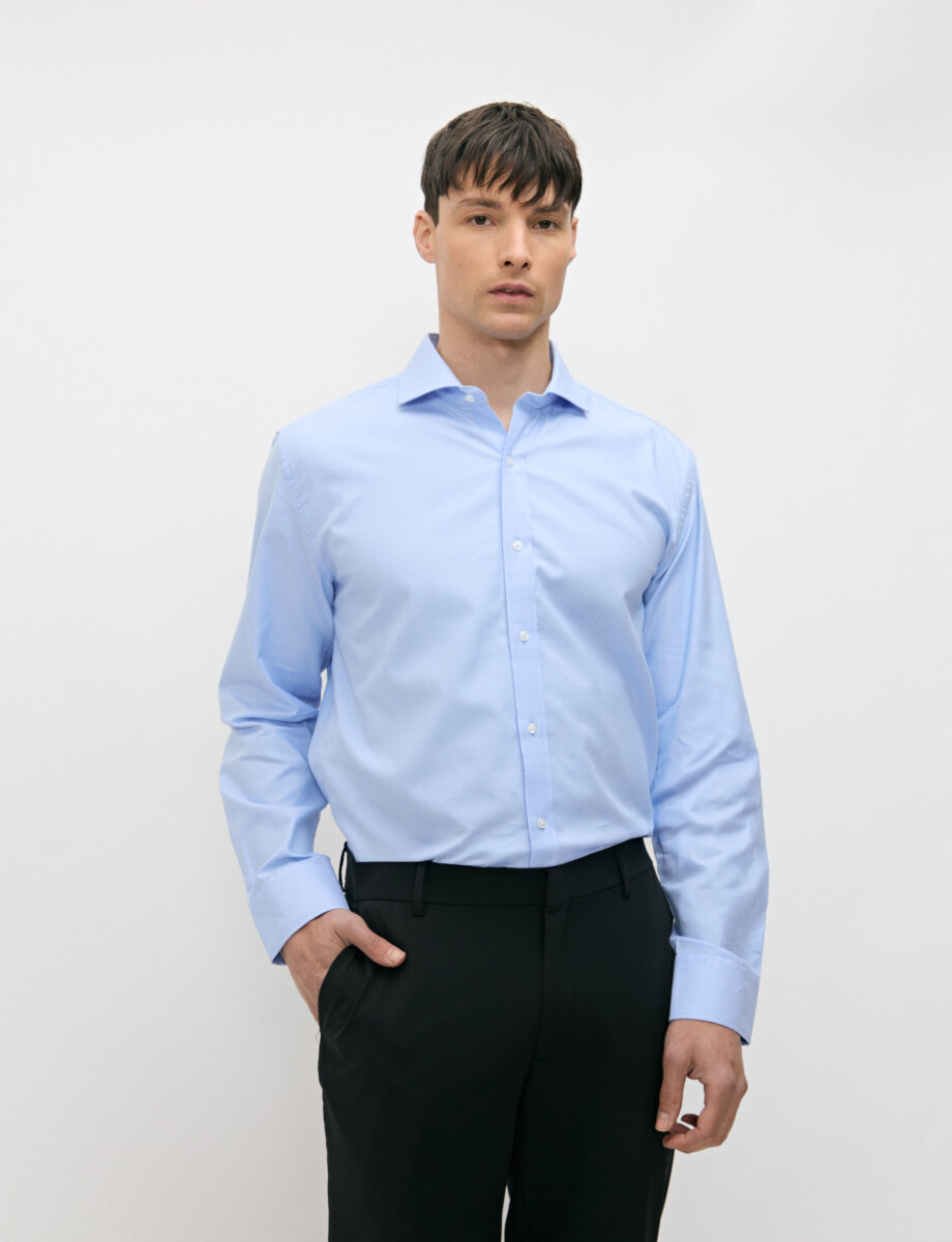 CAMISA HARRINGTON SELECT - Celeste 