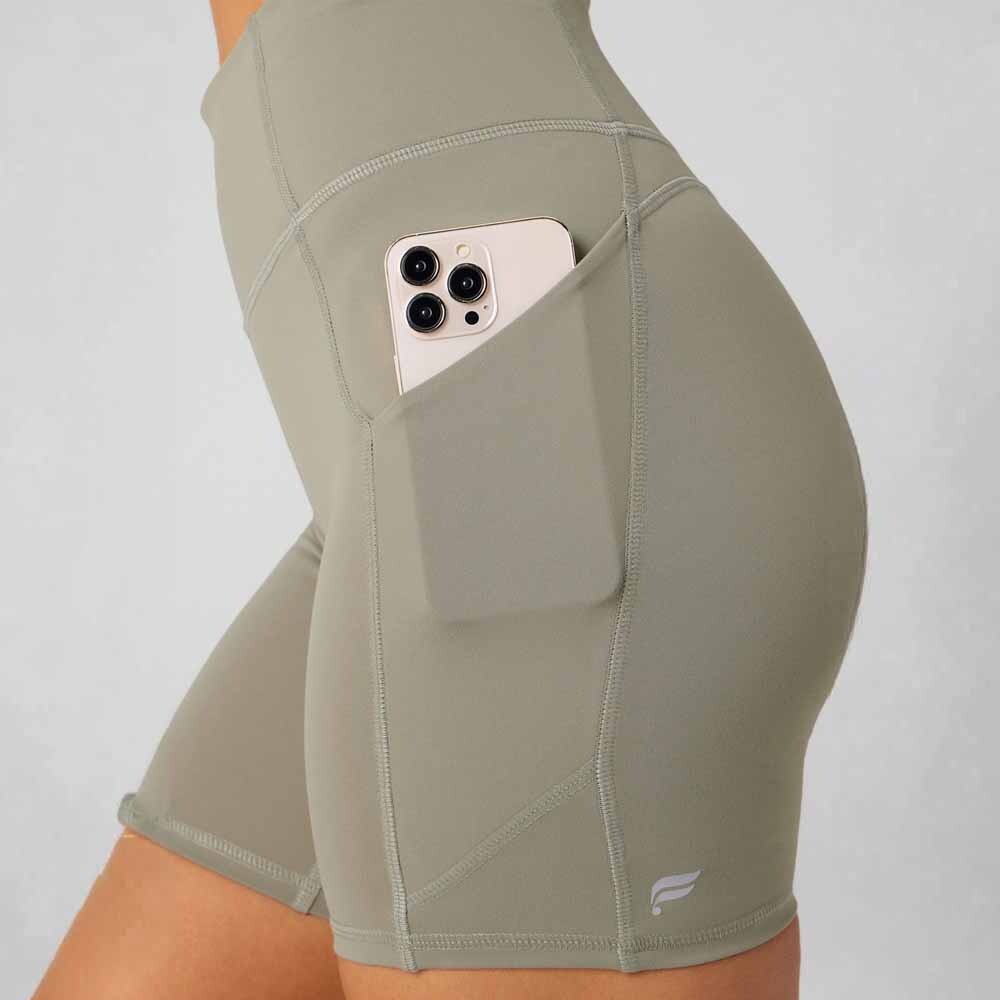 Short Oasis High-Waisted Short 6" Mujer Seagrass
