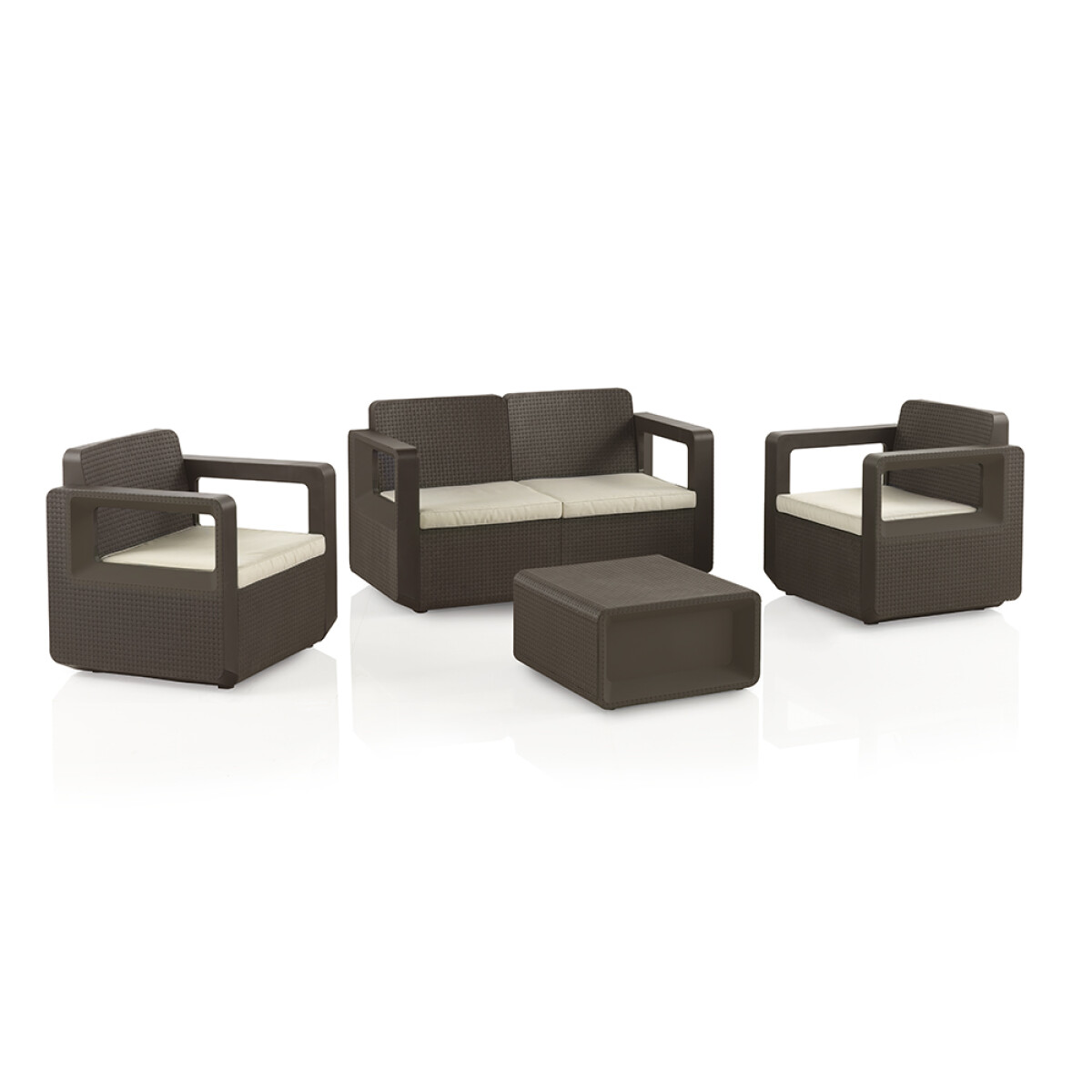 Juego De Jardin Apolo Wengue 